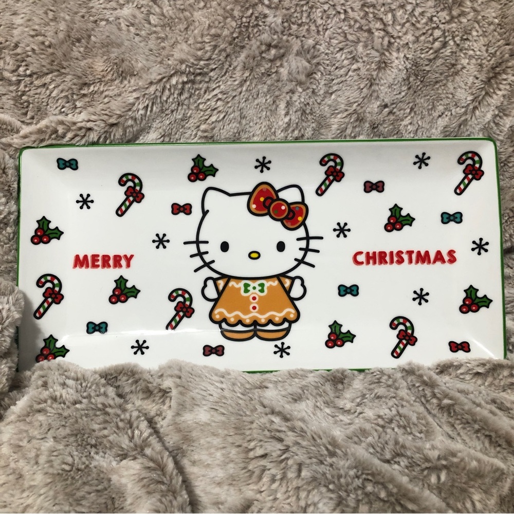 Hello Kitty Merry Christmas Platter / Plate